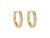 Snö of Sweden Elaine Small Ring Ear Gold/Clear 7323160432560