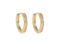 Snö of Sweden Elaine Small Ring Ear Gold/Clear 7323160432560