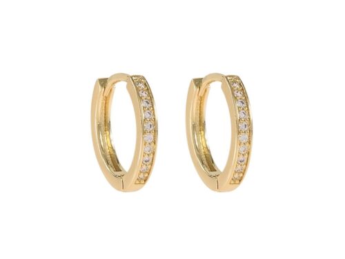 Snö of Sweden Elaine Small Ring Ear Gold/Clear 7323160432560