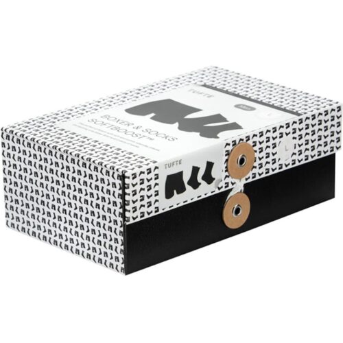 Tufte Tufte Gavesett med Boxer og Sokker Sort boxer og sorte crew sokker, Str M 7071812090070