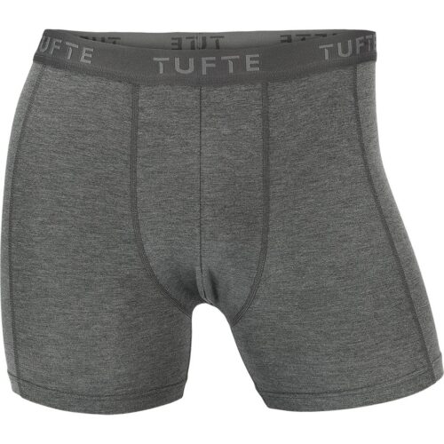 Tufte Men Softboost Boxer Dark Grey Melange Str M 7071812053488