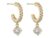Snö of Sweden Luire Stone Oval Pendant Ear Gold 7323160767518