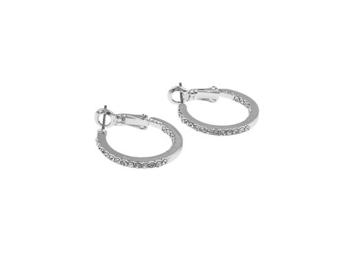 Snö of Sweden Story Small Ring Ear Silver/Clear 7323160767860