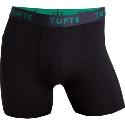 Tufte Men Active Boxer Black/Bosphorus Str M 7071812042031