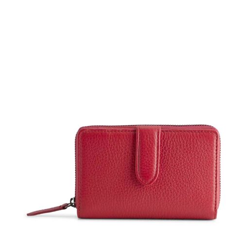 Markberg Ellis Wallet Grain Shocking Red 5711423055694