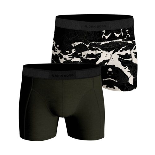 Björn Borg Core Boxer 2-pk XL Multicolor, Mørk og Marble 7321465311894