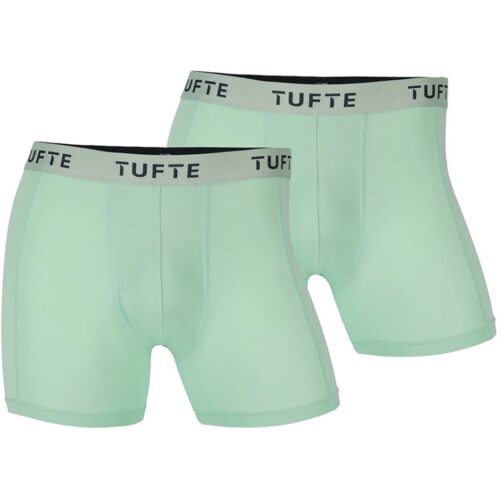 Tufte Tufte Herre Boxer Briefs Mist Green/Laurel 2pk Str S 7071812069687
