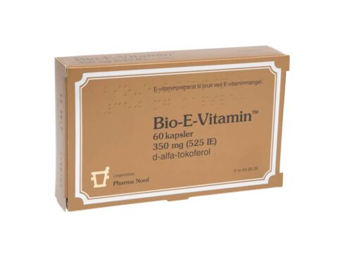 Pharma Nord Bio-E-Vitamin 350 mg 60 kapsler