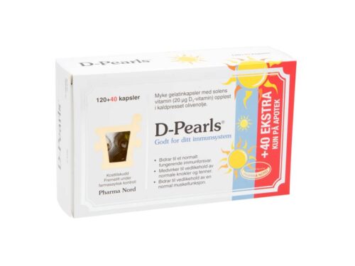 Pharma Nord D-Pearls 20 mcg  120 + 40 kapsler