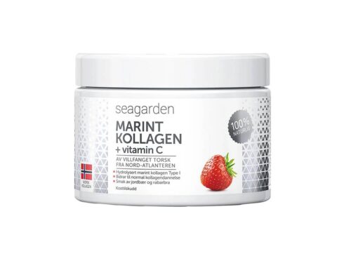 Seagarden Marine Collagen + Vitamin C Jordbærsmak 150 gram