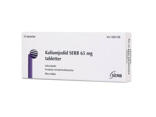Serb Kaliumjodid 65 mg 10 tabletter