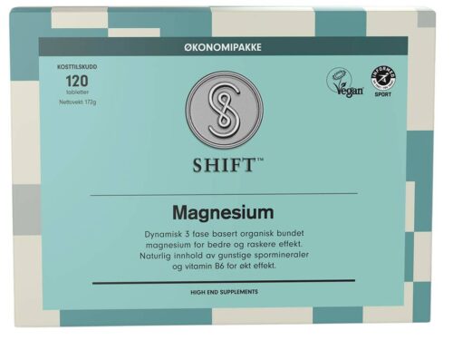 Shift Magnesium 120 tabletter