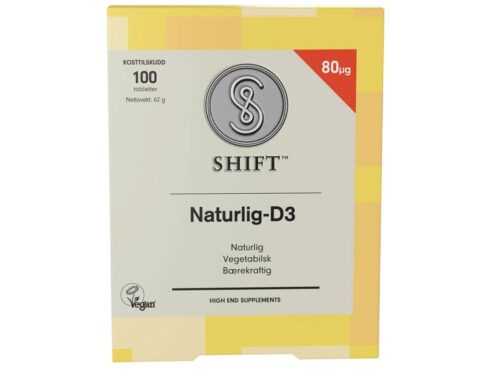 Shift Naturlig-D3 100 tabletter