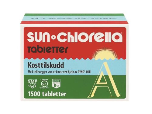 Sun Chlorella 1500 tabletter