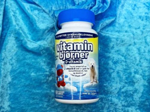 Vitaminbjørner D-vitamin 60 tyggbare bjørner