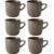 Aida RAW Kaffekopp 20cl, Forest Brown 6stk – 5709554149795