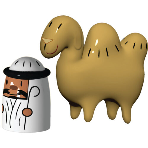 Alessi Porselensfigurer Amir og Kamelen – 8003299966776