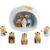 Alessi Prespe Porselensfigurer Gruppe gull – 8003299404872