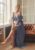 Andrea Norrman X Bubbleroom Andrea Viscose Satin Dress Dusty blue 44 – 7333340310632