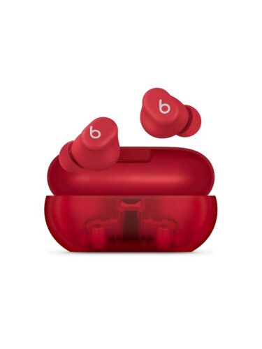 Apple Beats Solo Buds – True Wireless Earbuds – Transparent Red – 0195949116698