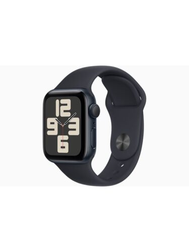 Apple Watch SE (2023) GPS 40mm – Midnight Aluminium Case with Midnight Sport Band – M/L – 0194253769286