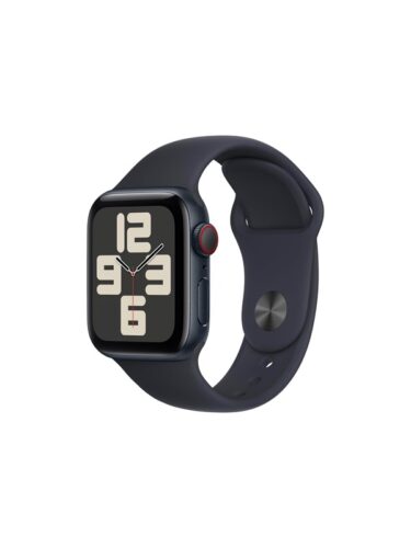Apple Watch SE (2023) GPS + Cellular 40mm – Midnight Aluminium Case with Midnight Sport Band – M/L – 0194253791171
