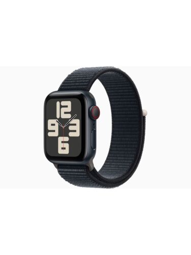 Apple Watch SE (2023) GPS + Cellular 40mm – Midnight Aluminium Case with Midnight Sport Loop – 0194253791515