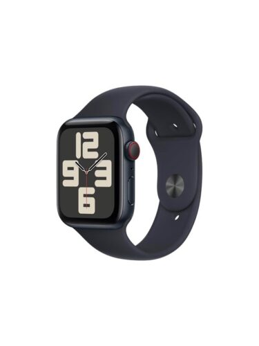 Apple Watch SE (2023) GPS + Cellular 44mm – Midnight Aluminium Case with Midnight Sport Band – M/L – 0194253794257