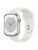 Apple Watch Series 8 GPS 45mm Silver Aluminium Case with White Sport Band – 0194253250456
