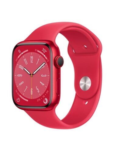 Apple Watch Series 8 GPS + Cellular 45mm (PRODUCT)RED Aluminium Case with (PRODUCT)RED Sport Band – 0194253181491