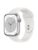 Apple Watch Series 8 GPS + Cellular 45mm Silver Aluminium Case with White Sport Band – 0194253239505
