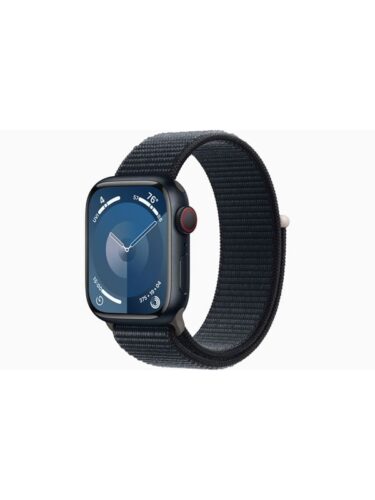 Apple Watch Series 9 GPS + Cellular 41mm – Midnight Aluminium Case with Midnight Sport Loop – 0194253841456