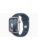 Apple Watch Series 9 GPS + Cellular 45mm – Silver Aluminium Case with Storm Blue Sport Band – M/L – 0194253849612