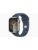 Apple Watch Series 9 GPS + Cellular 45mm – Silver Stainless Steel Case with Storm Blue Sport Band – S/M – 0194253851219