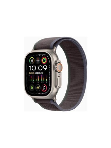 Apple Watch Ultra 2 GPS + Cellular 49mm – Titanium Case with Blue/Black Trail Loop – M/L – 0194253832102