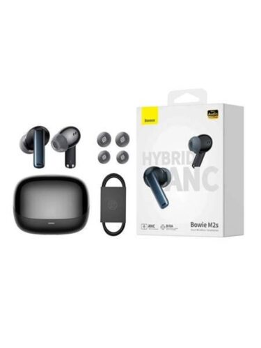 Baseus Earphones TWS Bowie M2s (black) – 6932172626075