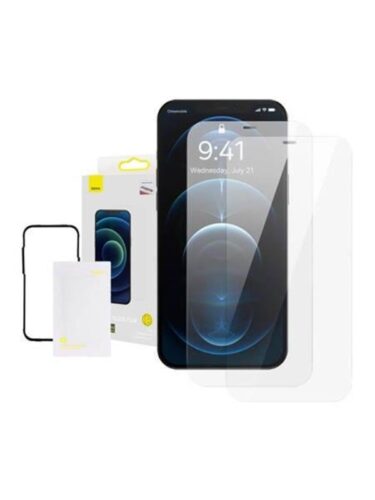 Baseus Tempered Glass Transparent 0.3mm (6.1inch) for iPhone 12/12 Pro (2pcs) – 6932172607210