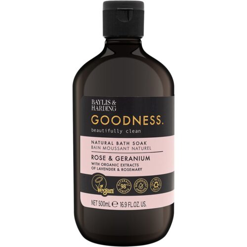 Baylis & Harding Goodness Rose & Geranium Bath Soak 500 ml – 0017854100251