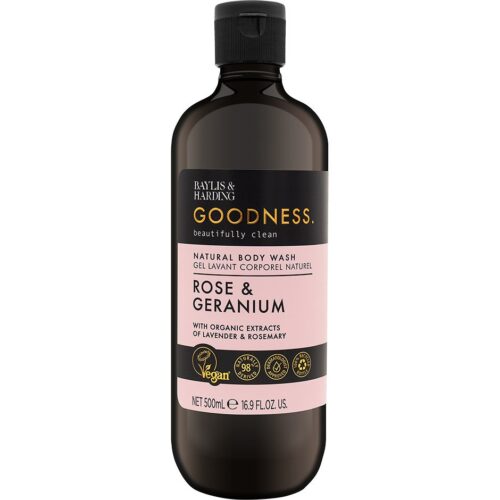 Baylis & Harding Goodness Rose & Geranium Body Wash 500 ml – 0017854100220