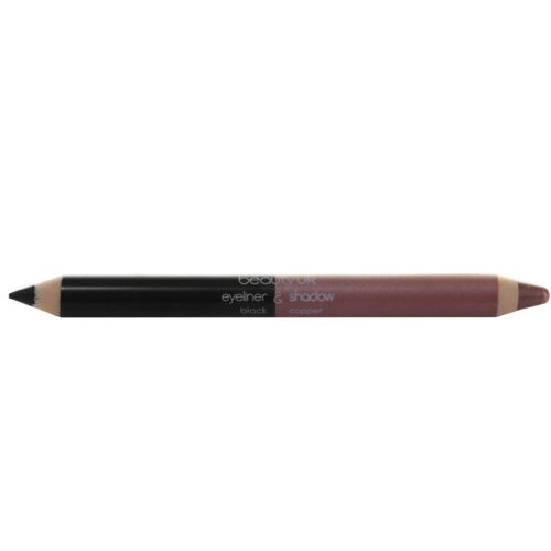 BEAUTY UK Double Ended Pencil (Jumbo) black/ copper – 5023890036121