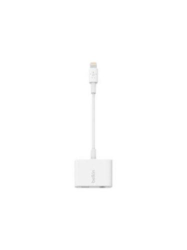 Belkin Lightning Audio + Charge Rockstar Lightning og 3,5 mm-adapter – 0745883734108