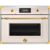 Bertazzoni F457HERMWTAG Kombiovn med mikro, elfenbenshvit/gull – 8050246541494