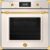 Bertazzoni F6011HERVPTAG Innbyggingsovn Heritage Pyro & Steam, elfenbenshvit/gull – 8050246541487
