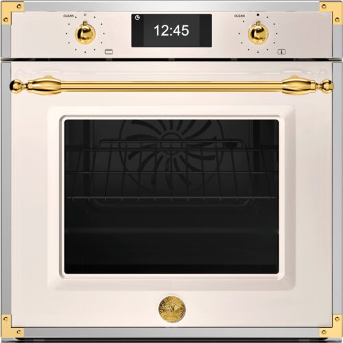 Bertazzoni F6011HERVPTAG Innbyggingsovn Heritage Pyro & Steam, elfenbenshvit/gull – 8050246541487