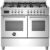Bertazzoni PRO106L2EXT Gasskomfyr Professional med dobbel ovn, 100cm – 8059304882876