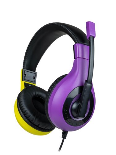 BigBen Interactive Stereo Gaming Headset V1 – Purple + Yellow – 3665962017663