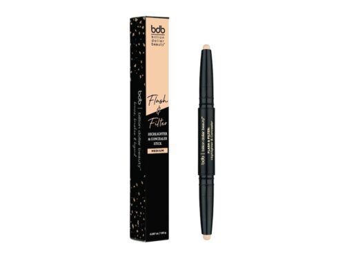 Billion Dollar Beauty Flash and Filter Highlighter & Concealer Medium – 0793597818201