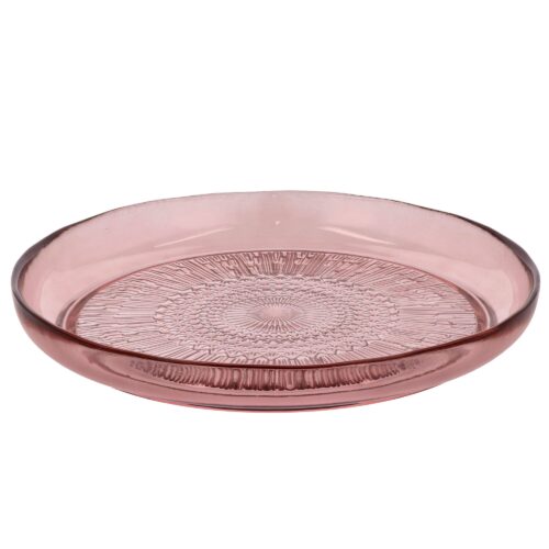 Bitz Kusintha glasstallerken 25cm, rosa – 5722000259817