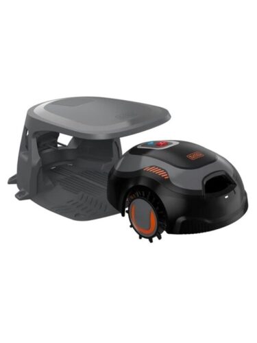 Black & Decker BCRMW123-QW Robotic Lawnmower med Self-clean function & garage 700 m² – 5035048741689