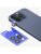 Blueo Sapphire Crystal Stainless Steel Camera Lens Protector – blue – iPhone 15 Pro Max – 6934663740000